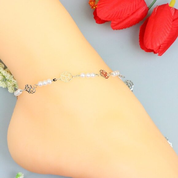 "Handmade Anklet – A Stylish Choice for Women, Thoughtful Gift Idea, EVCH1742 - Picture 1 of 10
